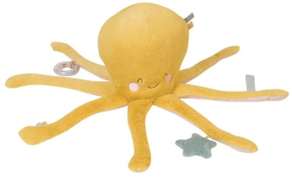 Ocean Life stor multiaktivitets plysj - Sennepsgul