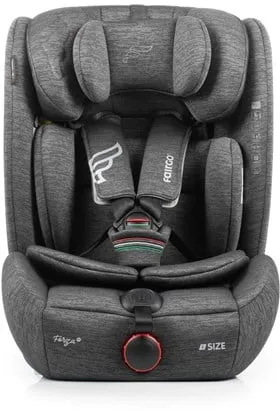 Fairgo Forza i-Size bilsete (76-150 cm) - Steingrå