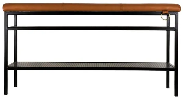 Maze Nancy Benk Sort/Cognac