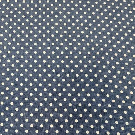 Denim Stoff 145cm 41 prikker- 50cm