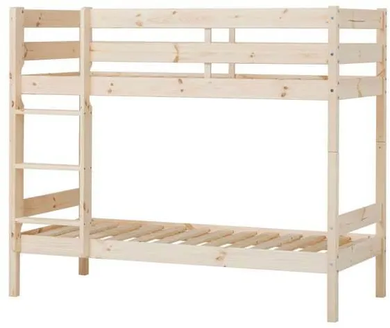 Hoppekids ECO Comfort køyeseng 70x160 cm - Naturlig