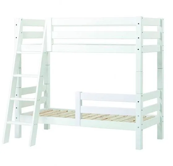 Hoppekids ECO Luxury køyeseng med sikkerhetskant og skrå stige - 70x160 cm