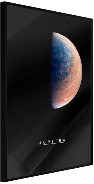 ARTGEIST Plakat med ramme - The Solar System: Jupiter Svart 30x45