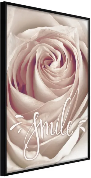 ARTGEIST Plakat med ramme - Rose with a Message Gull 20x30