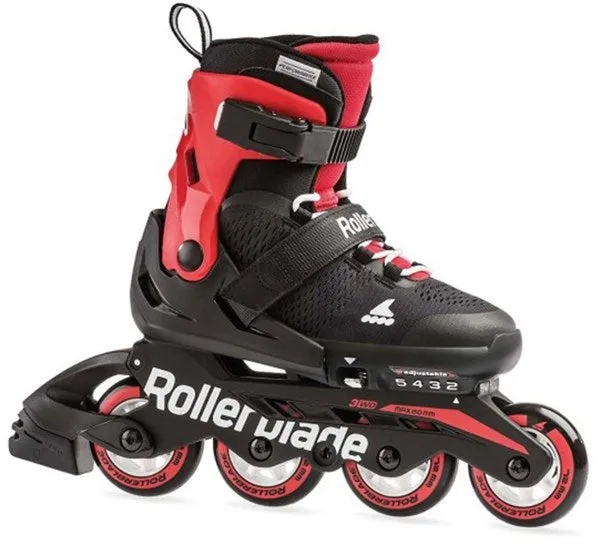 Rollerblade Rulleskøyter Black/Red - Str. 33-36,5
