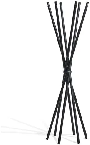 Møbel Copenhagen Coat Klesstativ Sortlakkert Ask/Satin Sort