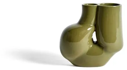 HAY W&S Chubby Vase Olivengrønn